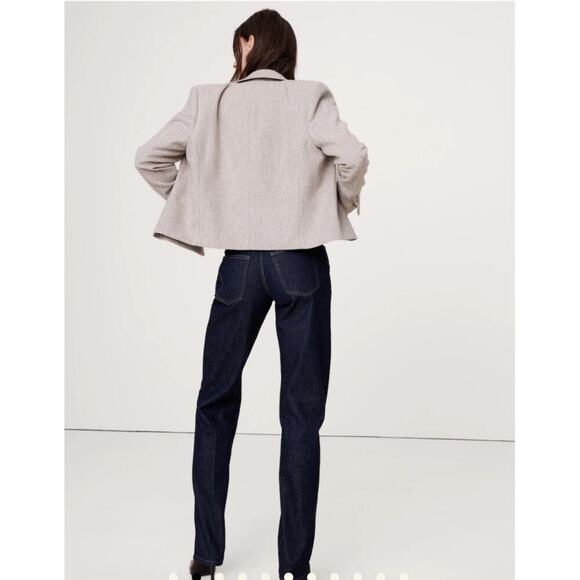 Banana Republic Low Rise Rigid Straight Jeans Size 30 Minimalist Relaxed - Picture 2 of 14